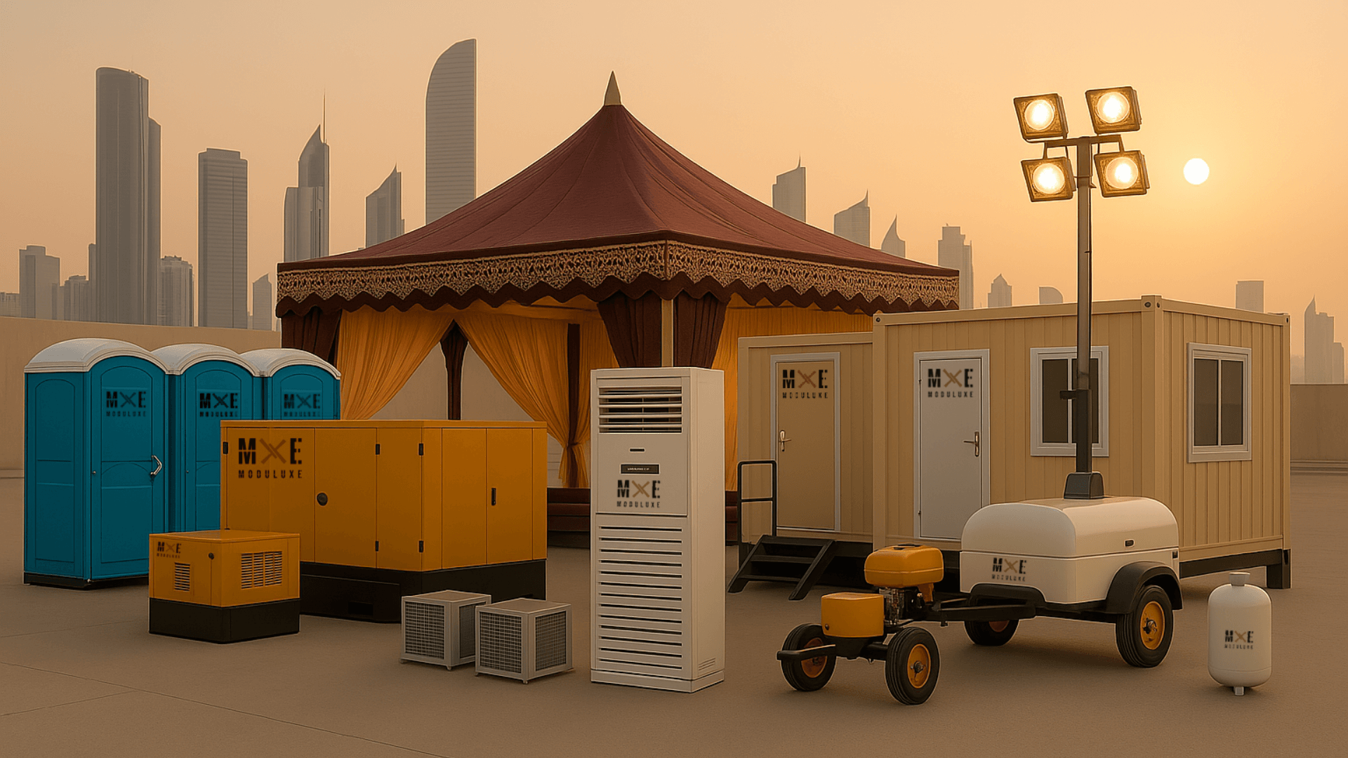 Modular & Equipment Rentals
                    in UAE